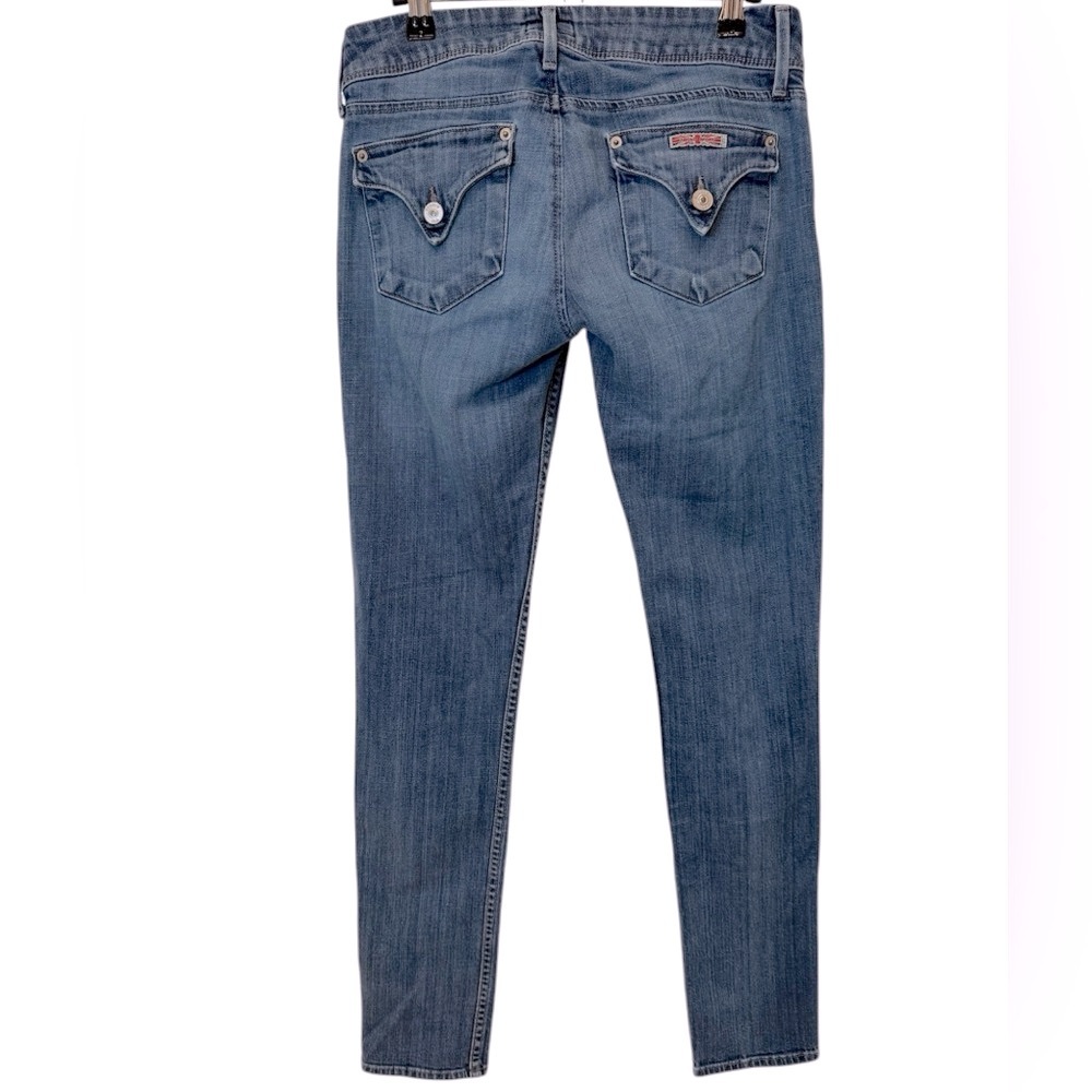 Hudson Ladies Mid-rise, Medium Wash, Skinny Leg Jeans Size 27 - Picture 3 of 7